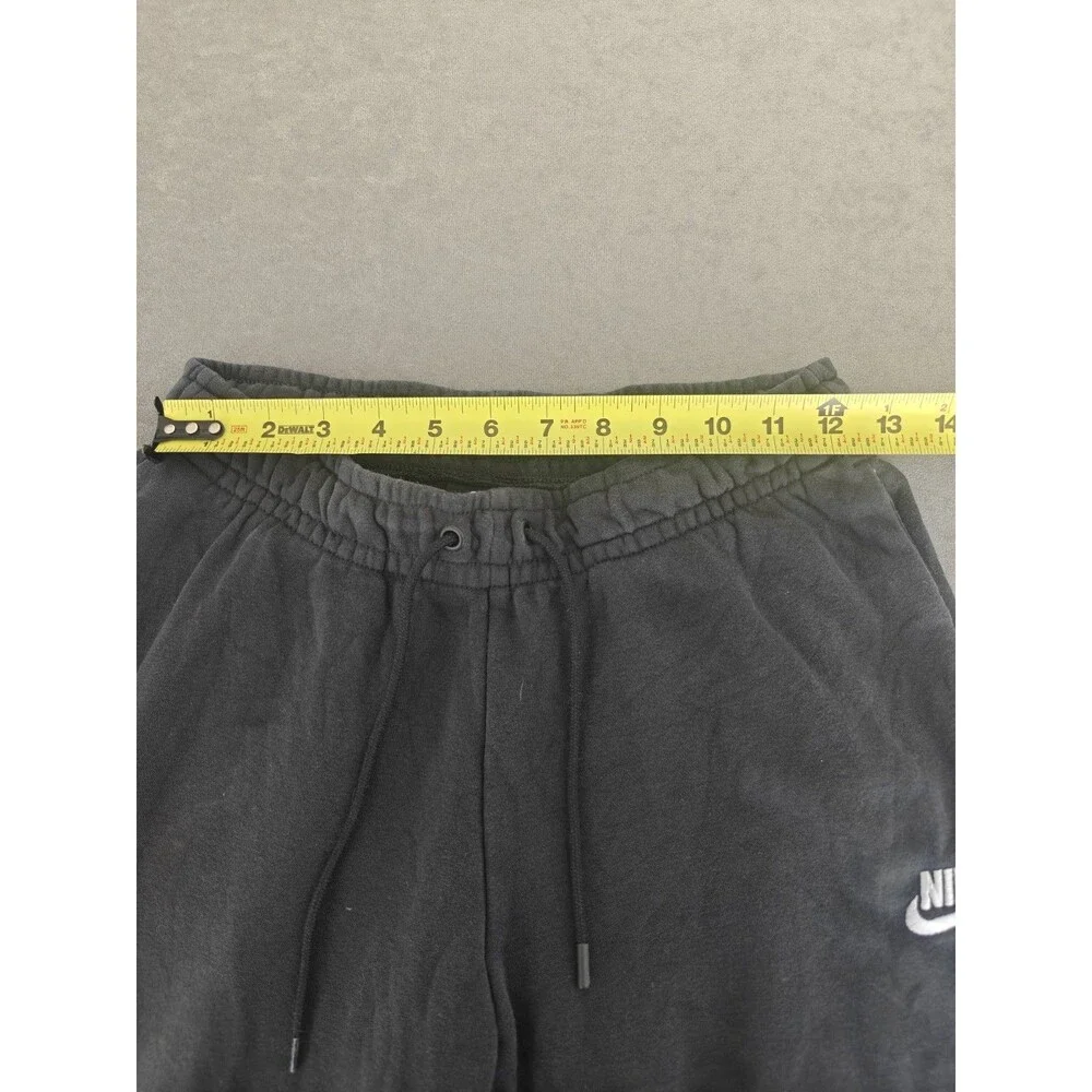 Nike Womens Small Black Jogger Sweatpants Drawstring Athletic Lounge Pants